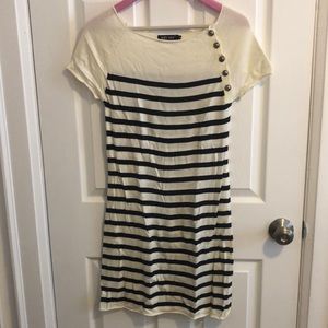 Nautical sweater dress